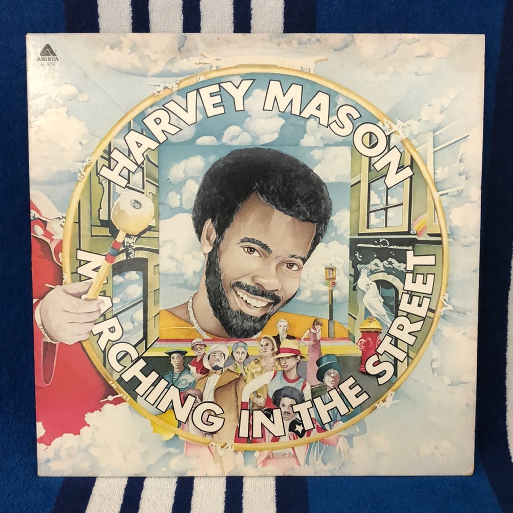 Harvey Mason Marching in the Street Vintage Record 1975 Arista Records AL 4054
